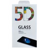 LCD apsauginis stikliukas Samsung G770 S10 Lite / A91 juodas (black) lenktas 